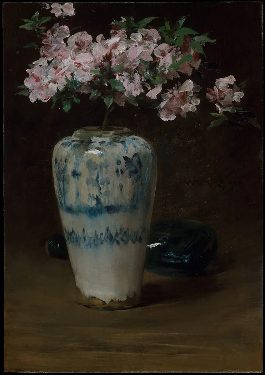 Pink Azalea—Chinese Vase — William Merritt Chase