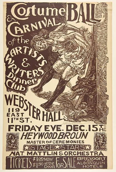 Costume Ball Poster — John Sloan