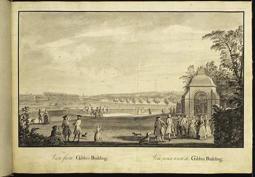 View from Gibbs's Building at Stowe, Buckinghamshire