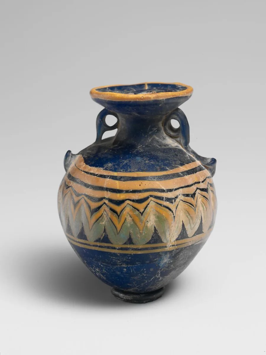 Glass aryballos (perfume bottle) — Unknown