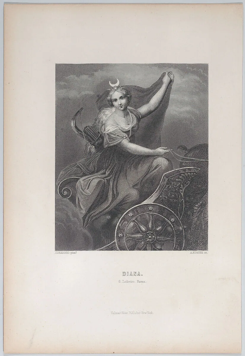 Diana on her chariot — Selmar Hess|Correggio (Antonio Allegri)|Albert Henry Payne