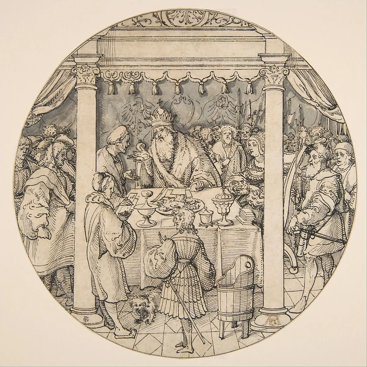 Episode from the "Gesta Romanorum": The Emperor and the Page — Jörg Breu the Elder