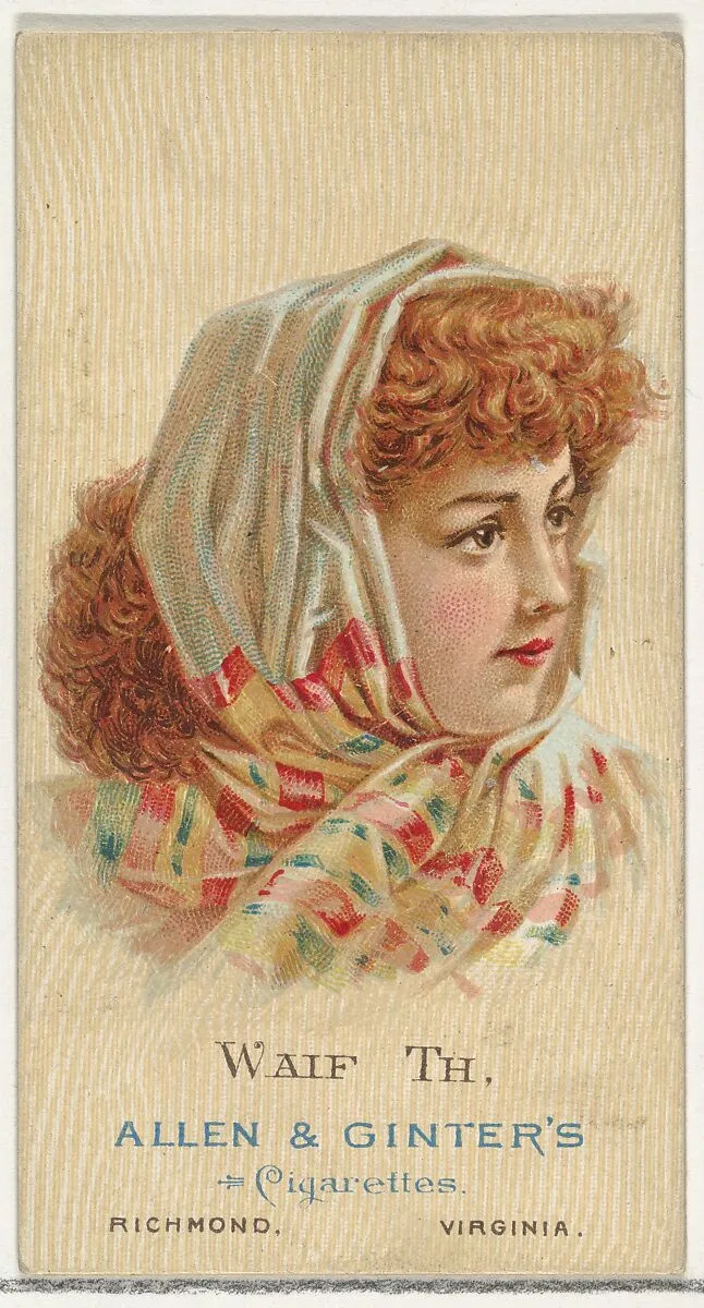 Waif Th, from World's Beauties, Series 2 (N27) for Allen & Ginter Cigarettes — Allen & Ginter|Lindner, Eddy & Claus
