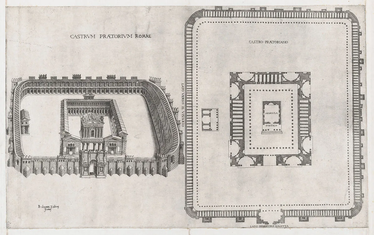 Speculum Romanae Magnificentiae: Castrum — Anonymous|Bolognino Zaltieri