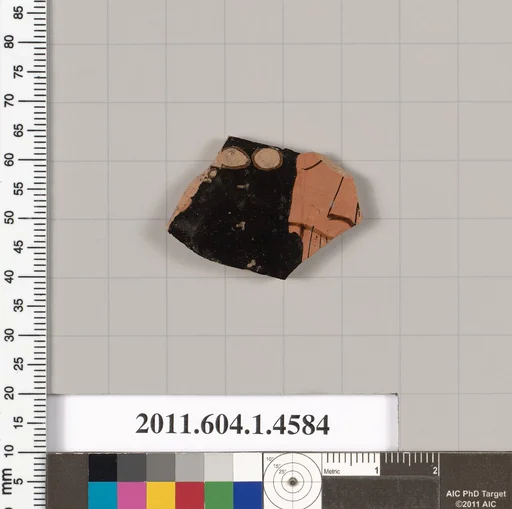 Terracotta fragment of a kylix (drinking cup)