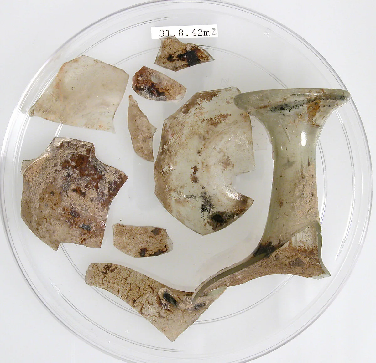 Glass Fragments — Unknown