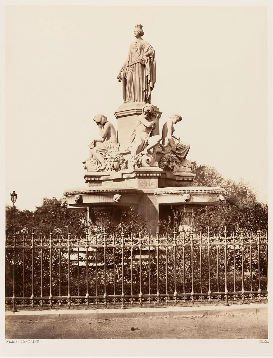 Nîmes, Fontaine — Edouard Baldus