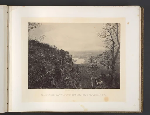 Chattanooga Valley from Lookout Mountain No. 2