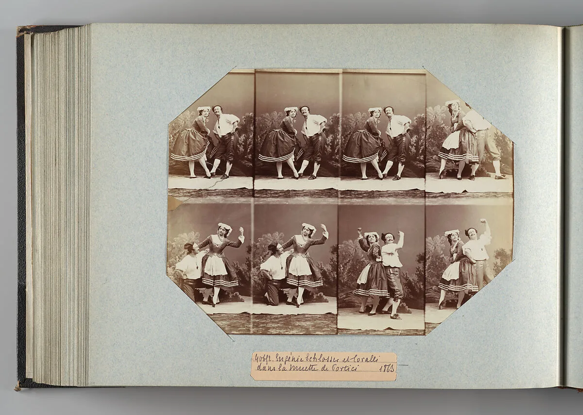 Eugénie Schlosser et Coralli — André-Adolphe-Eugène Disdéri