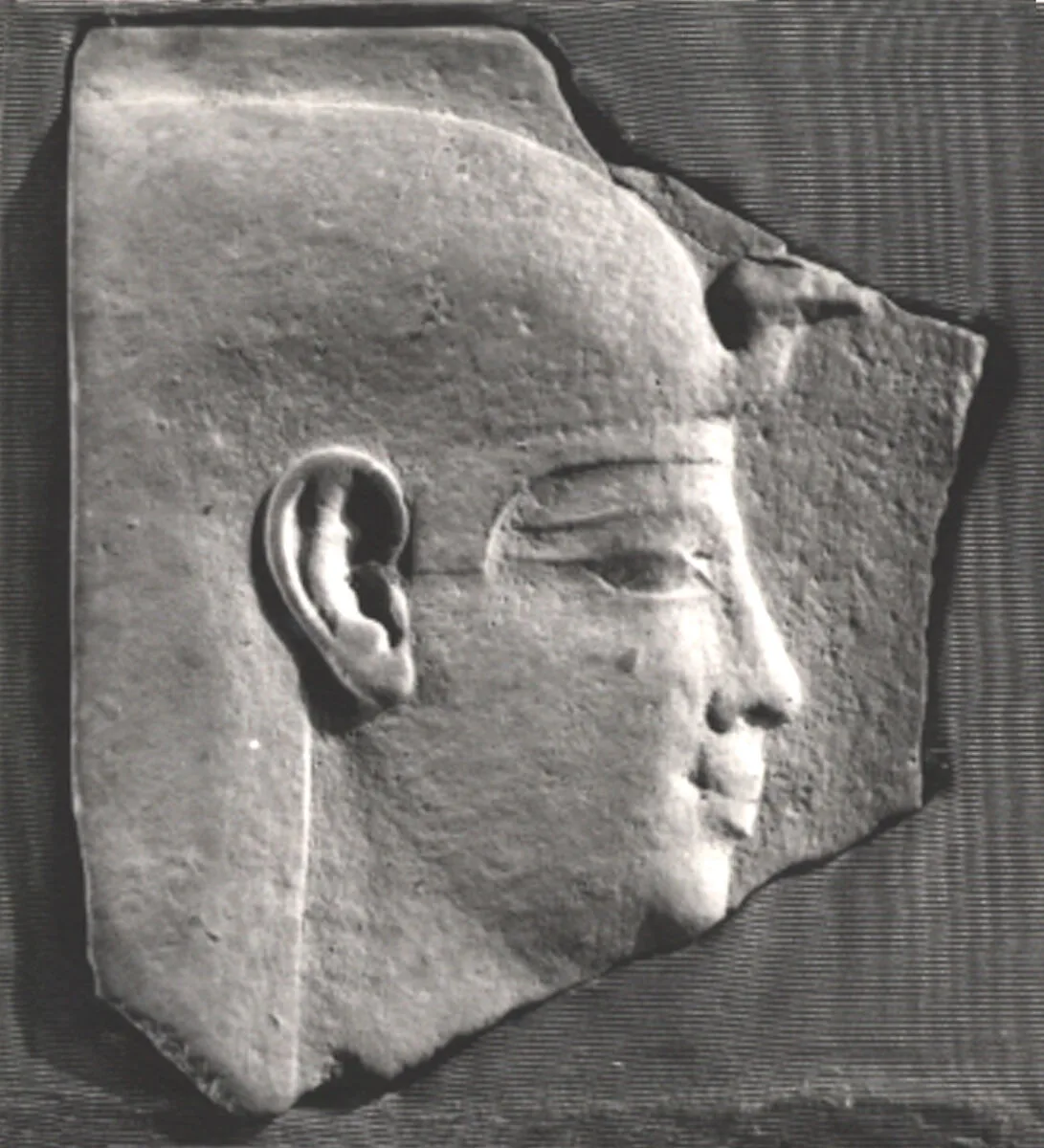 Relief plaque with Head of a Goddess or Queen — Unknown