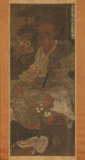 羅漢図(十六羅漢図の内)|Arhat from a series of sixteen Arhats