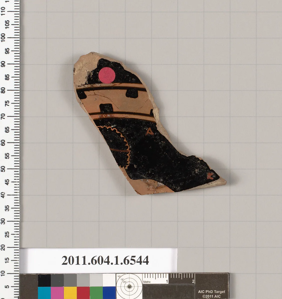 Terracotta fragment of a kylix (drinking cup) — Unknown