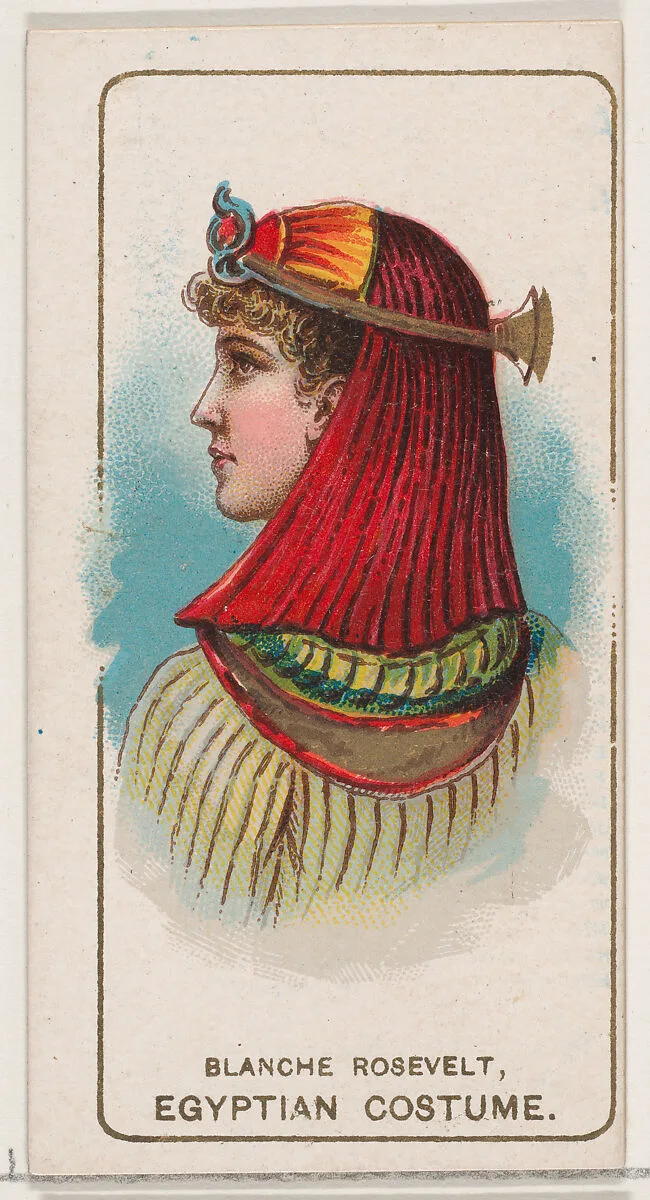 Blanche Rosevelt in Egyptian Costume, from the set Actors and Actresses, Second Series (N71) for Duke brand cigarettes — W. Duke, Sons & Co.|Knapp & Company