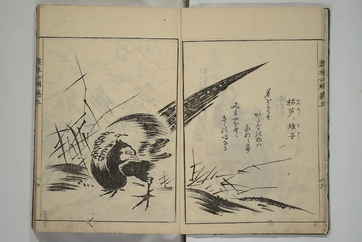 画本必用|A Picture Book on the Study of Paintings (Ehon hitsuryō) 画本必用 — Nakaji Sadatoshi 中路定年