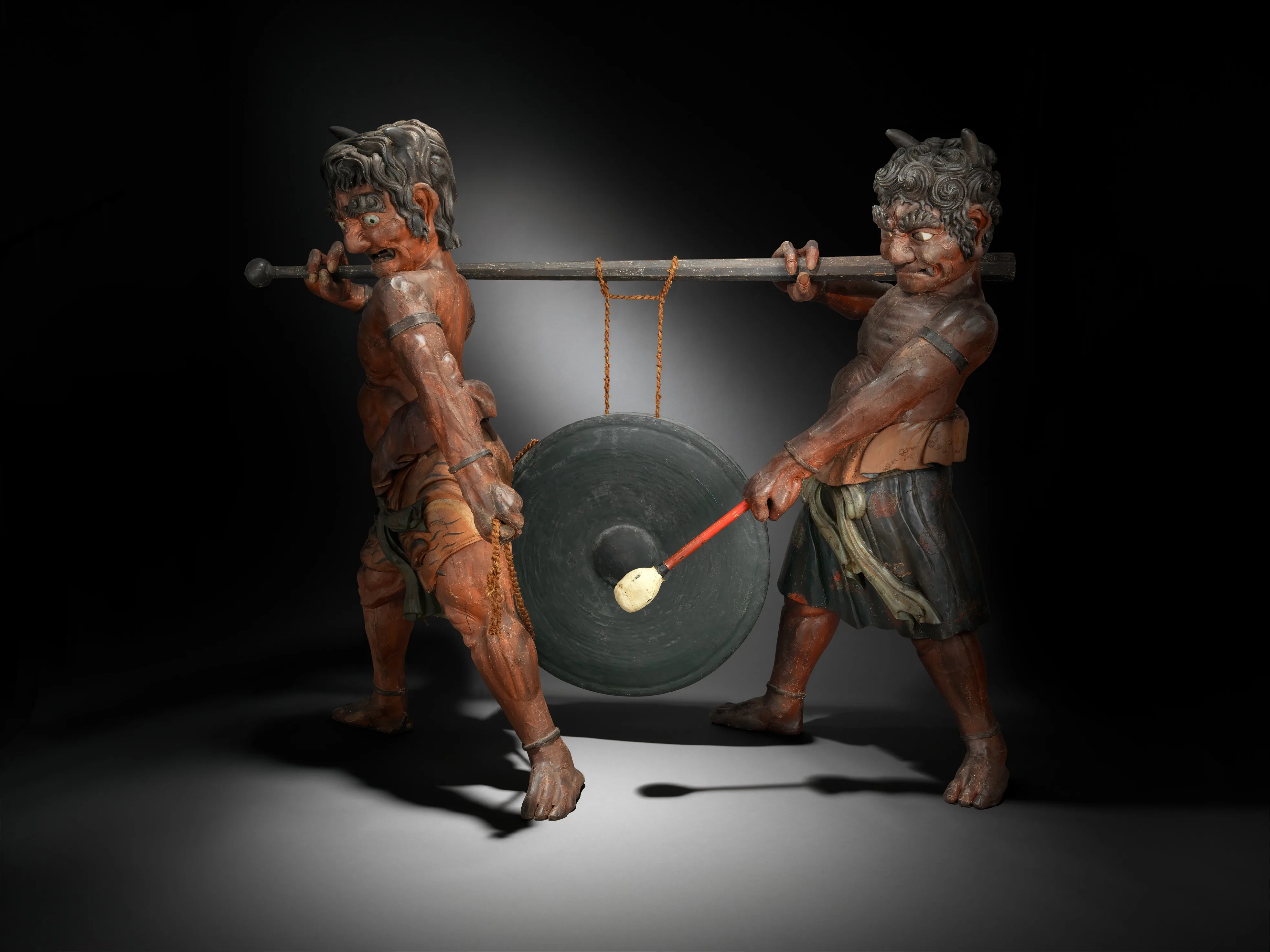 Gong Held by Oni — Unknown