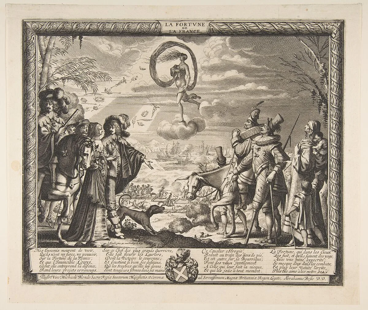 Fortune Favoring France — Abraham Bosse|Roland Leblond le Jeune|Michiel Le Blon
