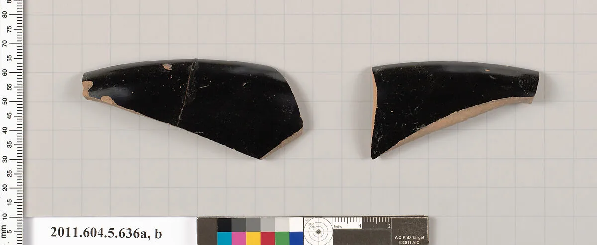 Terracotta rim fragments of kylikes (drinking cups) — Unknown