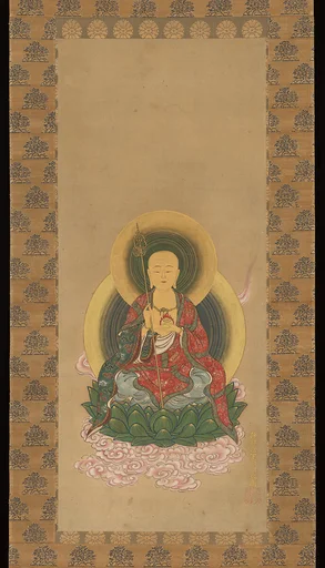 英一蝶筆 地蔵菩薩図|Jizō Bosatsu