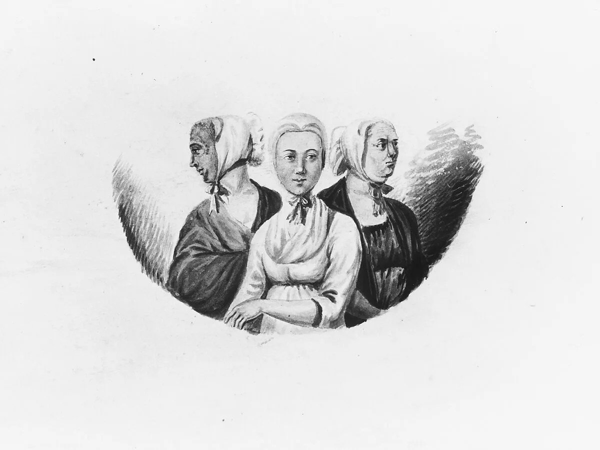 Moravian Sisters — Pavel Petrovich Svinin