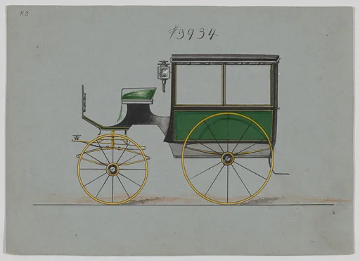 Design for Omnibus or Wagonette, no. 3934