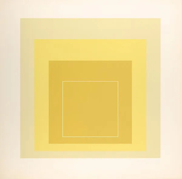 Proof for White Line Square series — Josef Albers|Gemini G.E.L.|Kenneth E. Tyler