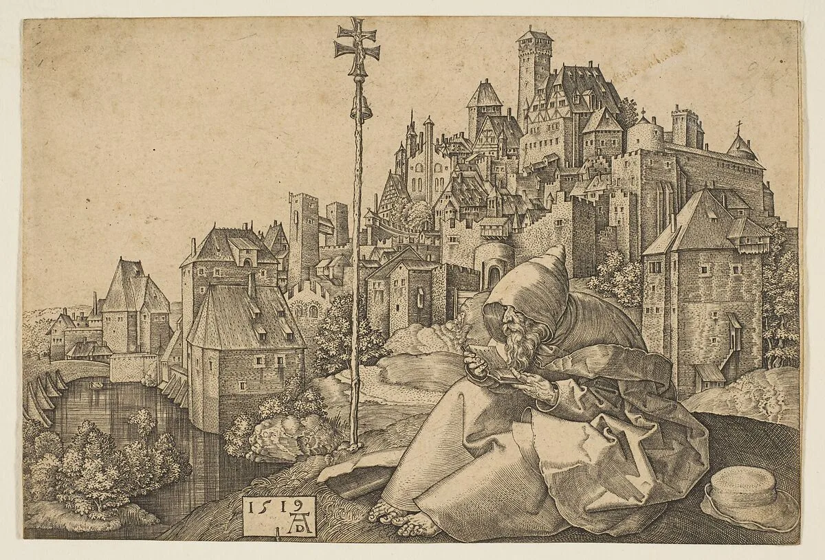 Saint Anthony Reading (copy) — Albrecht Dürer
