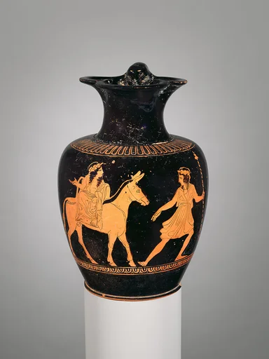 Terracotta oinochoe (jug)