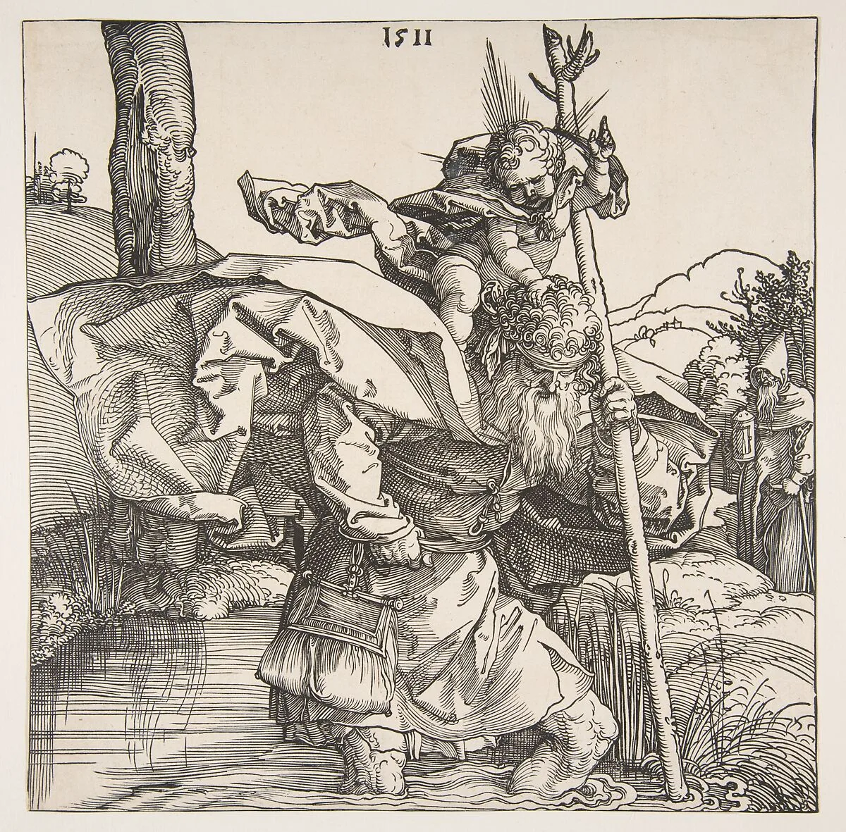 Saint Christopher — Albrecht Dürer