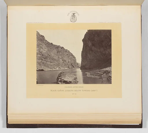 Black Cañon, Looking Below Toward Camp 7