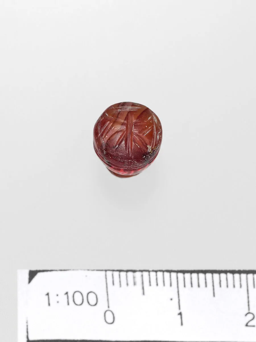 Carnelian bell-shaped stamp seal — Unknown