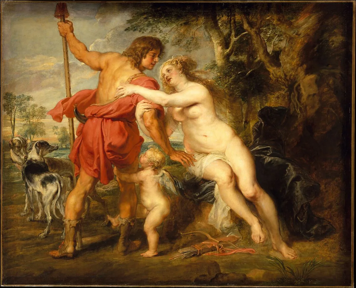 Venus and Adonis — Peter Paul Rubens