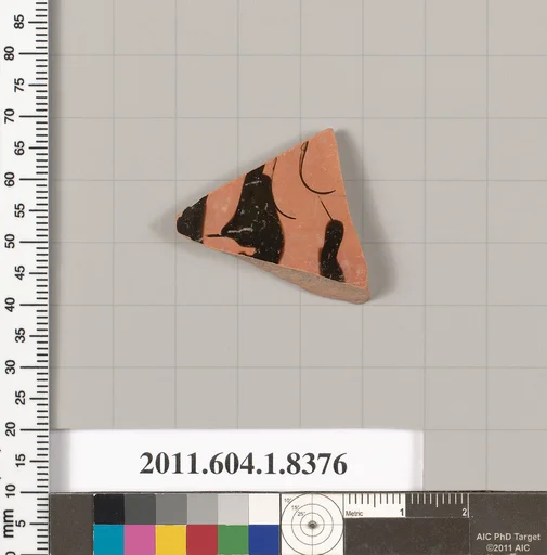 Terracotta fragment of a kylix (drinking cup)
