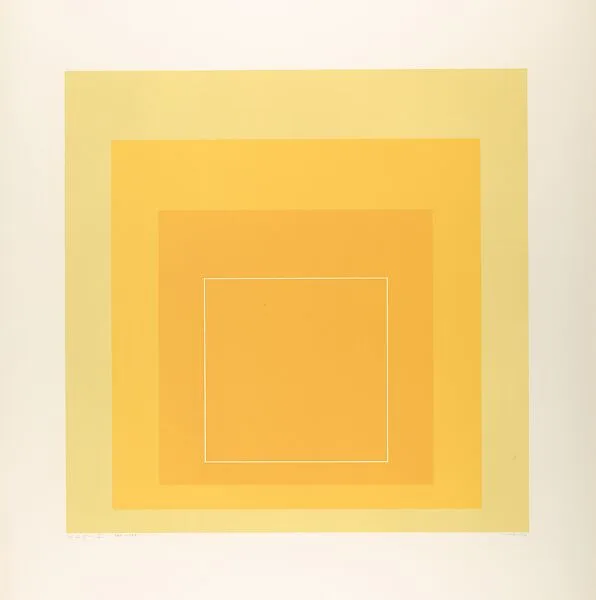White Line Squares I (Series I) — Josef Albers|Gemini G.E.L.