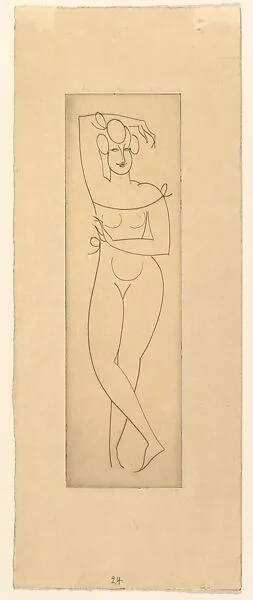Female Nude, Standing — Elie Nadelman