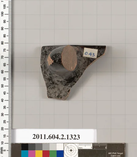 Terracotta fragment of a skyphos (deep drinking cup)