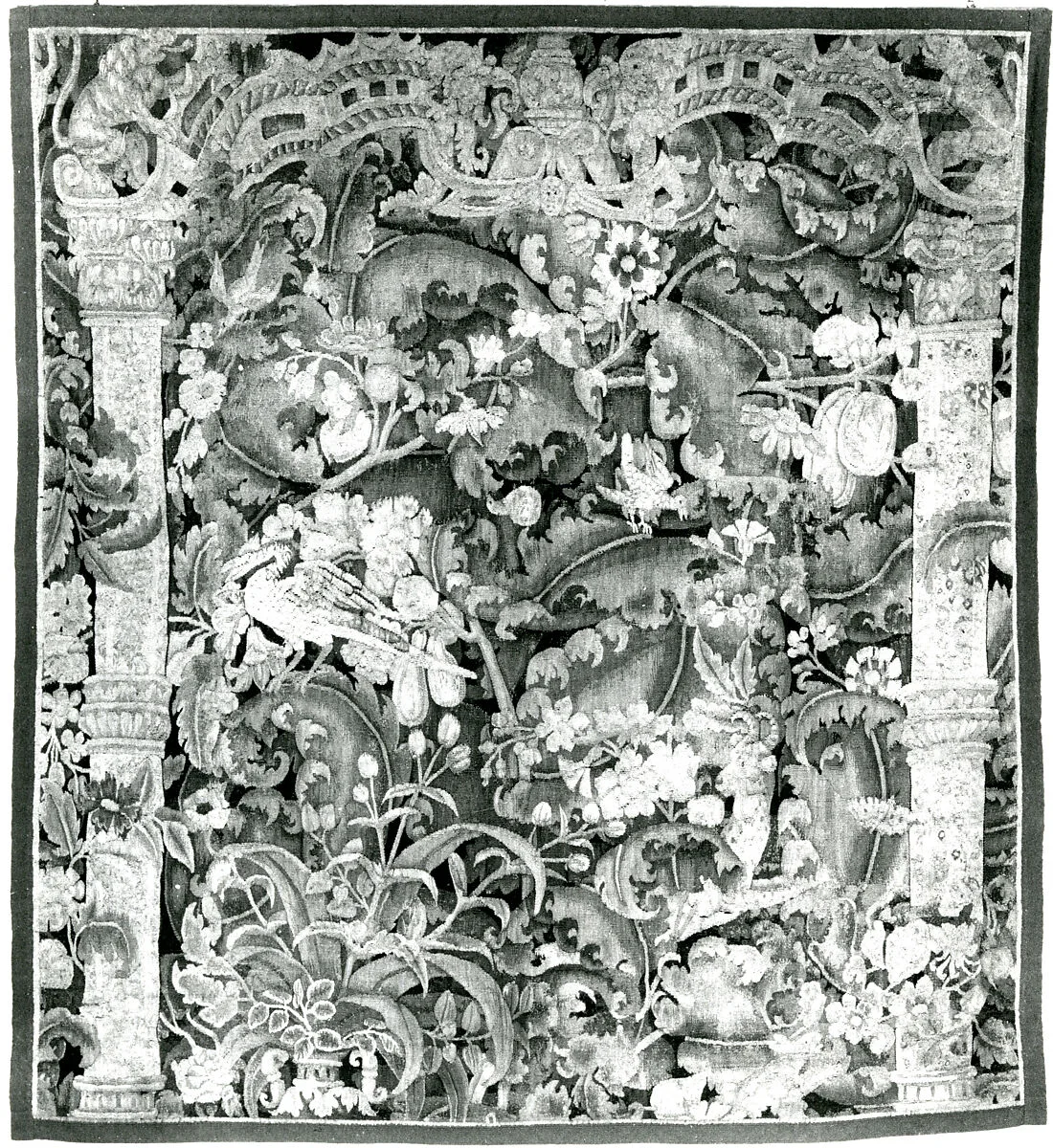 Thickets with Large Leaves, Flowers, Animals,... — Unknown