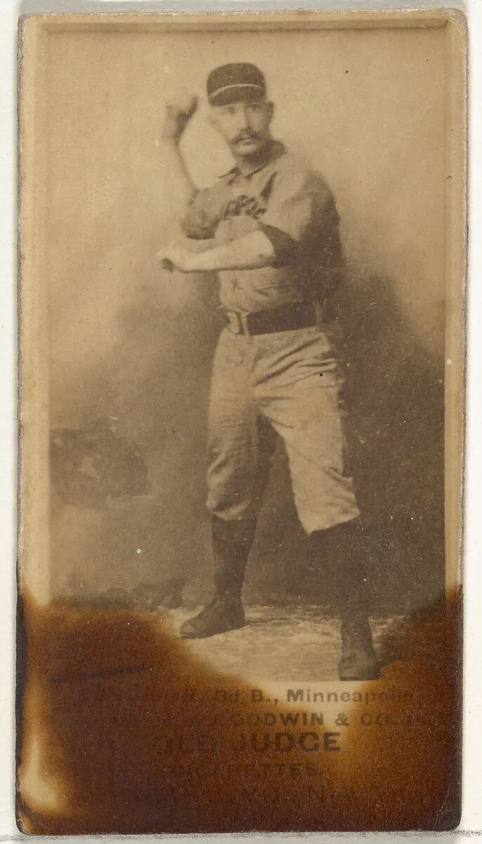 Myers C. Robinson, 3rd Base, Minneapolis, from the Old Judge series (N172) for Old Judge Cigarettes — Goodwin & Company