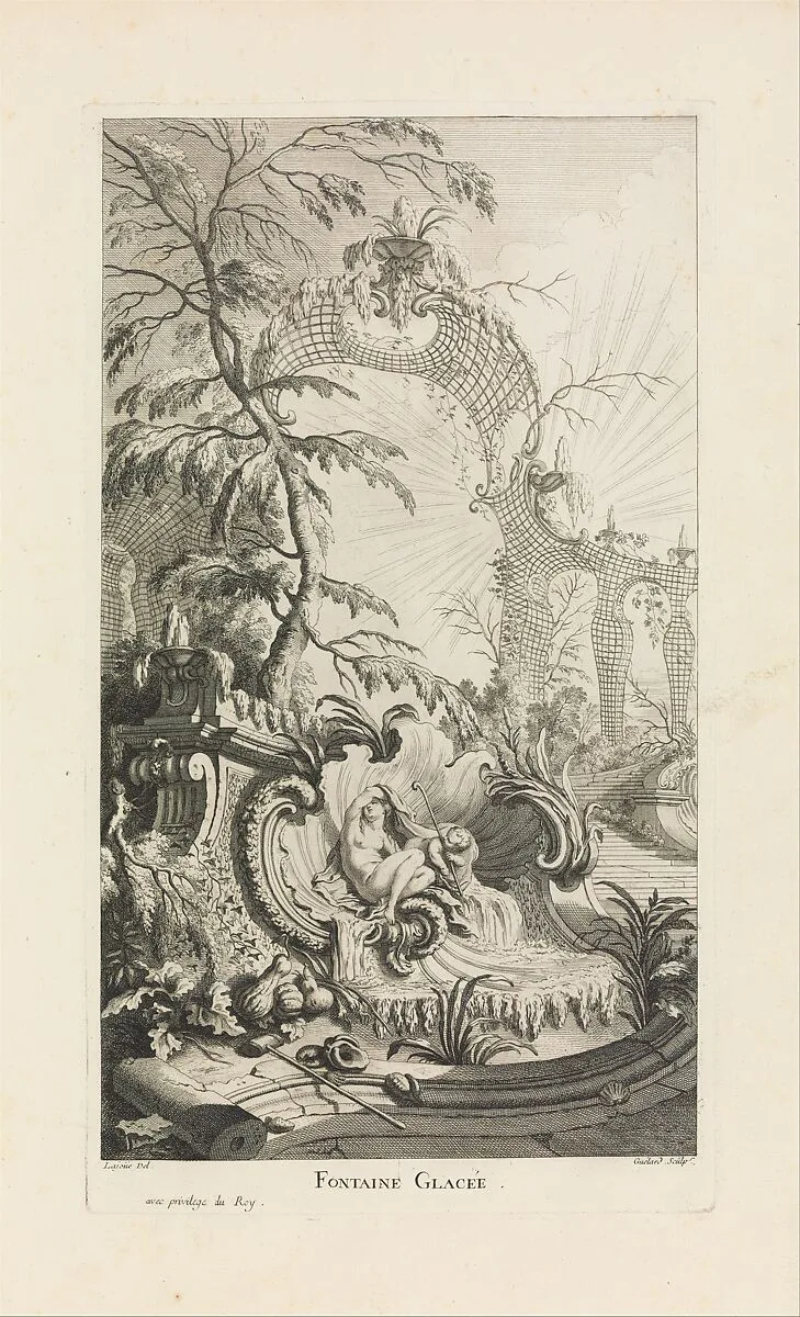 New Book of Twelve Pieces of Fantasy useful for various purposes — Jacques de La Joue the Younger|Jacques de La Joue the Younger|Marguerite Caillou Chéreau|Duc Loüis Anthoine de Pardaillan de Gondrin d'Antin|Louis Desplaces|Claude Augustin Duflos le Jeune|J. B. Guélard|Charles Nicolas Cochin II|Simon Francis Ravenet, the elder|Pierre Alexandre Aveline|Chez Huquier