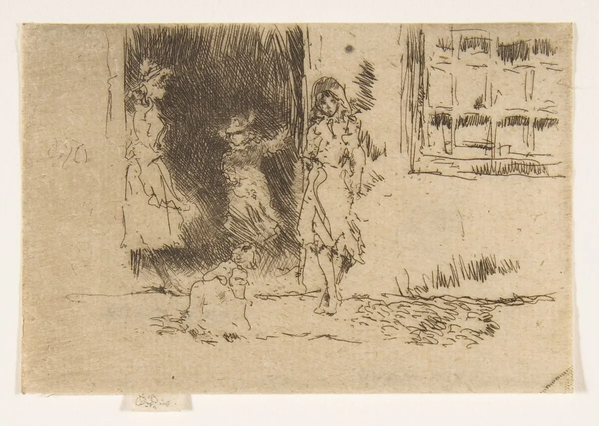 Cottage Door — James McNeill Whistler