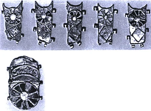 Group of jewelry elements -- see 26.8.117a