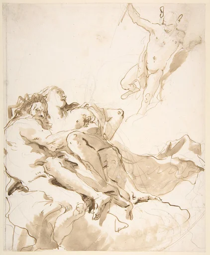 Mercury Appearing to a Marine Deity and a Nymph