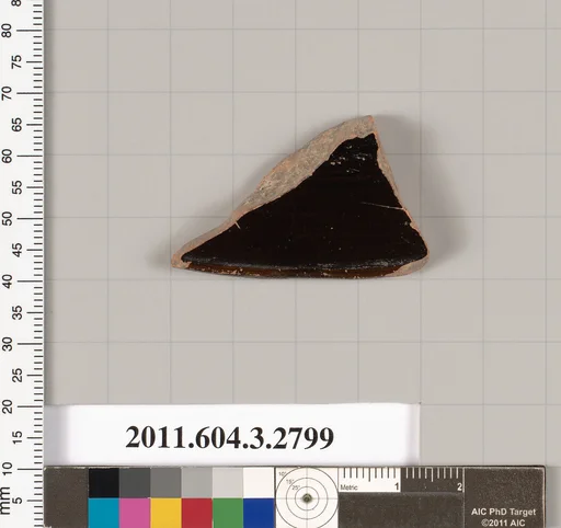 Terracotta fragment of a plate?