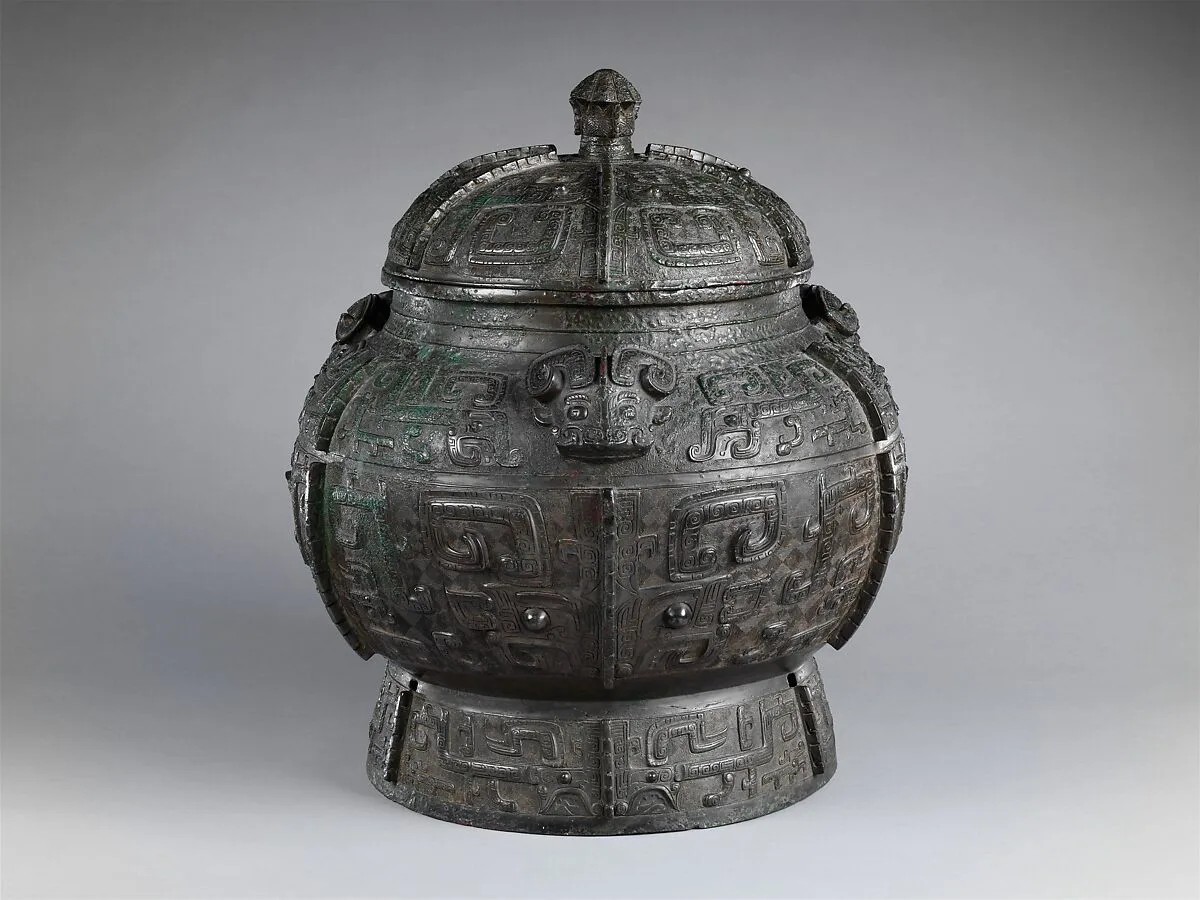 商 青銅瓿|Wine container (Pou) — Unknown