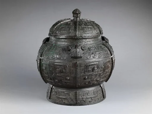 商 青銅瓿|Wine container (Pou)