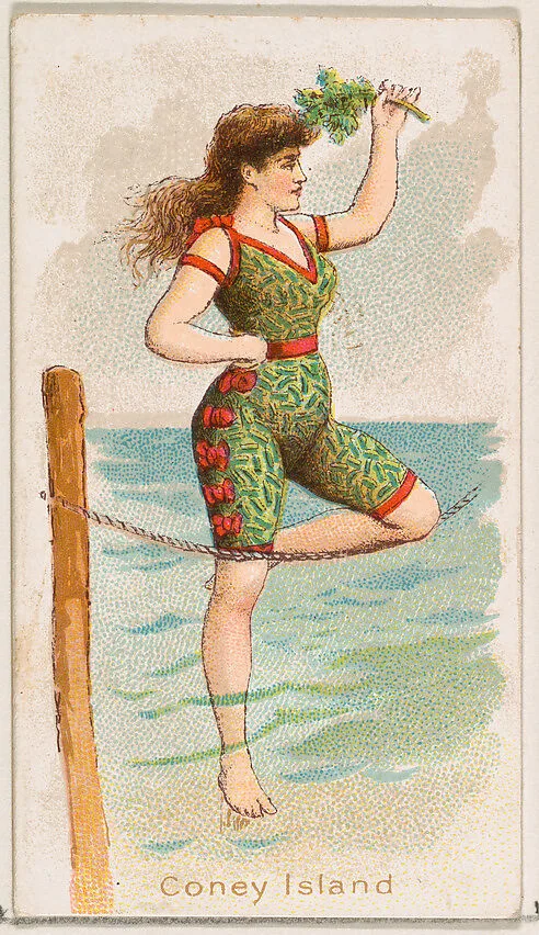 Coney Island, from the Fancy Bathers series (N187) issued by Wm. S. Kimball & Co. — William S. Kimball & Company