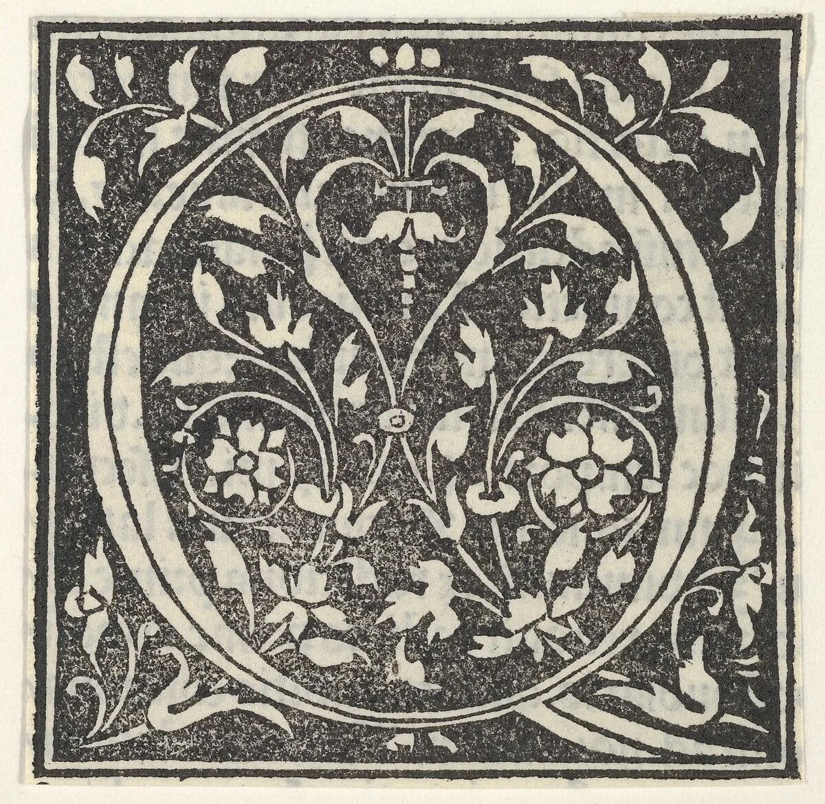 Initial letter Q — Anonymous, Italian, 15th century