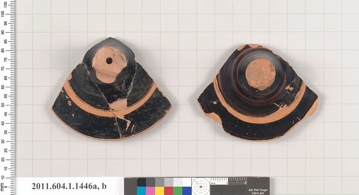 Terracotta fragments of kylikes (drinking cups) — Unknown