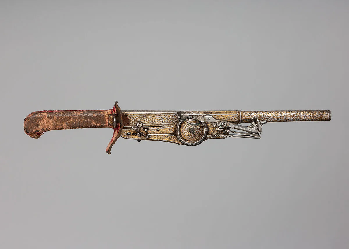Wheellock Hunting Pistol with Sword Grip — Unknown