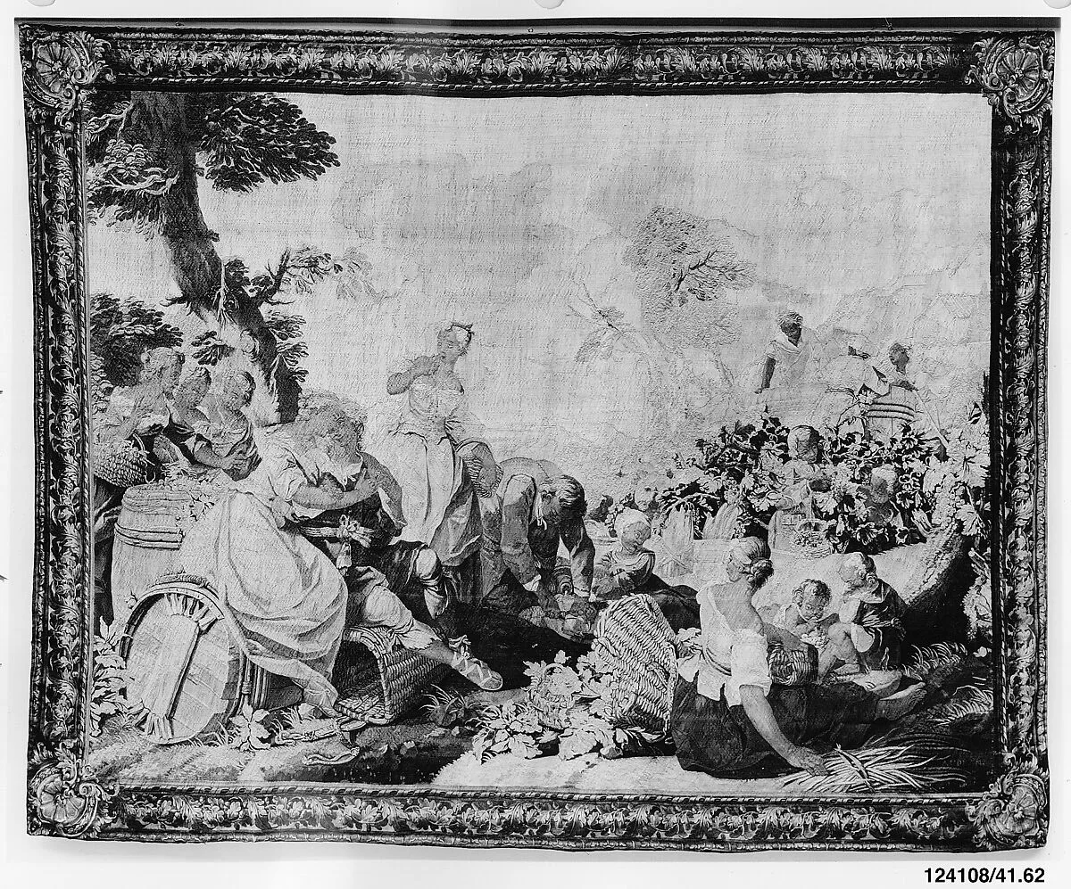 The Vintage from The Story of Daphnis and Chloe — Manufacture Nationale des Gobelins|Etienne Jeaurat|Michel Audran