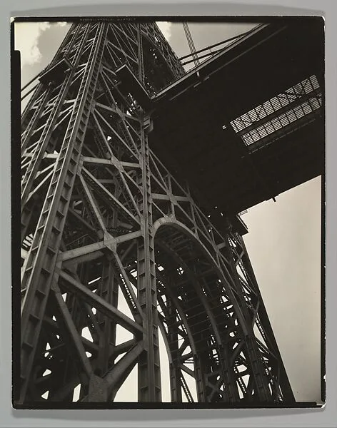 George Washington Bridge, Riverside Drive and 179th Street, Manhattan — Berenice Abbott